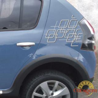 ADESIVO DECORATIVO RENAULT SANDERO STEWAY CROSS - 