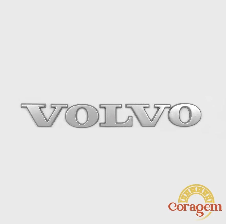 EMBLEMA ADESIVO EM CHROMO LOGO 