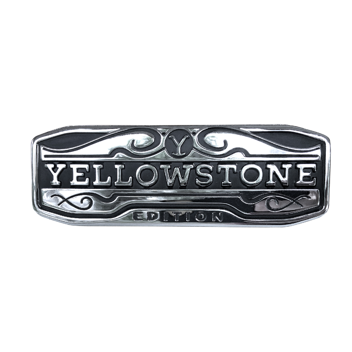 EMBLEMA CROMADO YELLOWSTONE  DODGE RAM 
