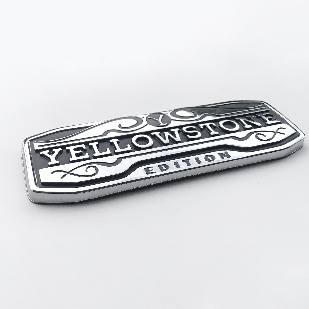 EMBLEMA CROMADO YELLOWSTONE  DODGE RAM 
